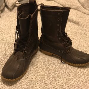 LLBean leather duck boots